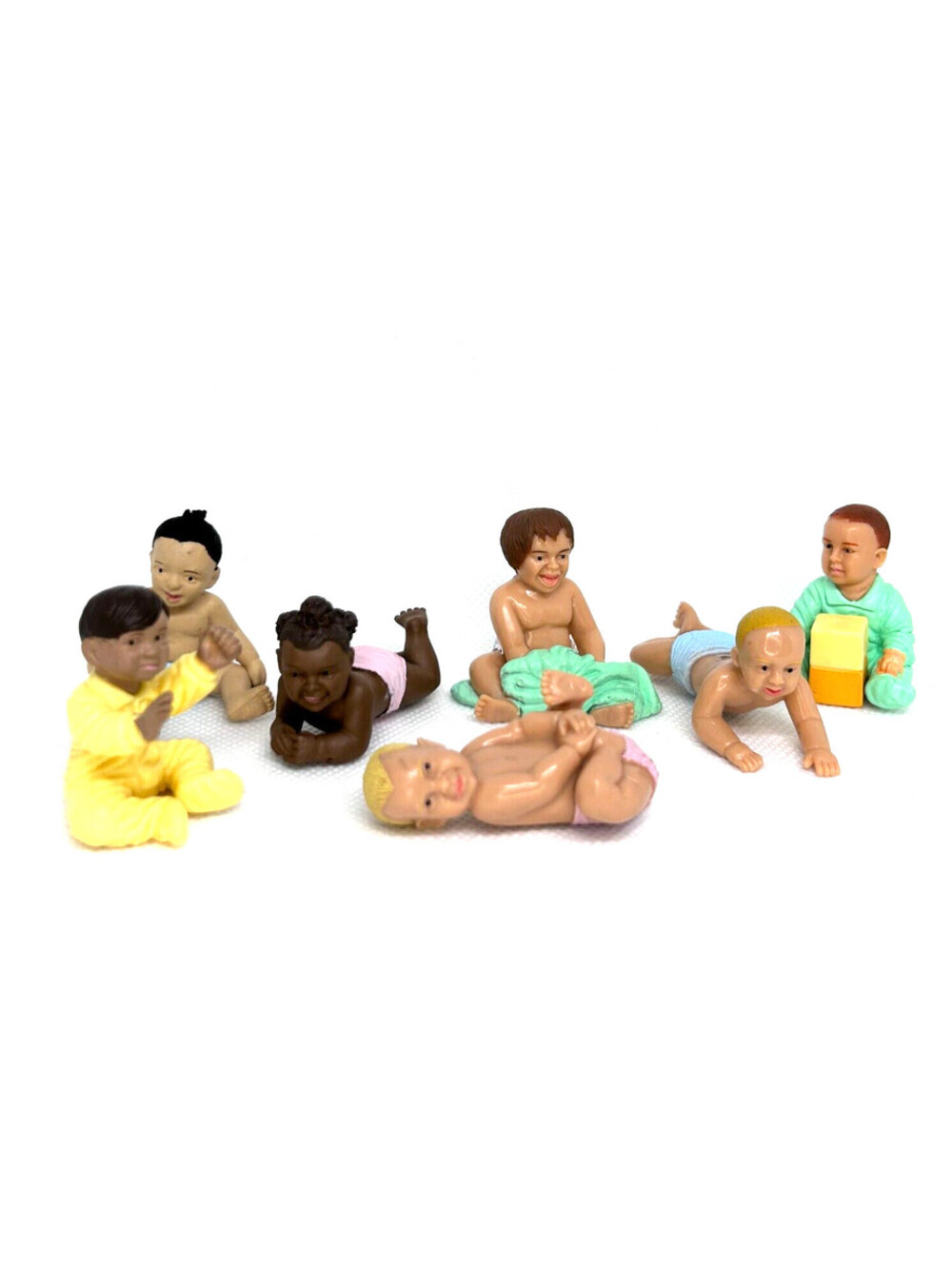 Mini Baby Babies for Crafts, Hobby, DIY - Lot of 7